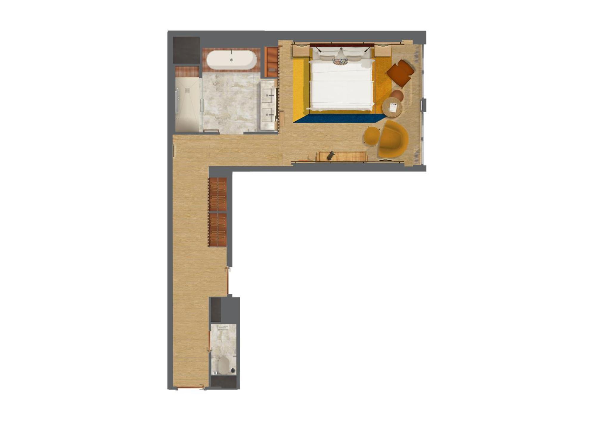 Junior Suite Monolocale - Vista Cortile